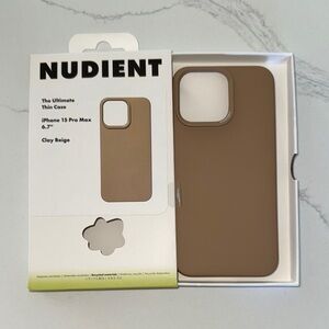 Clay Beige iPhone 15 Pro Max Case